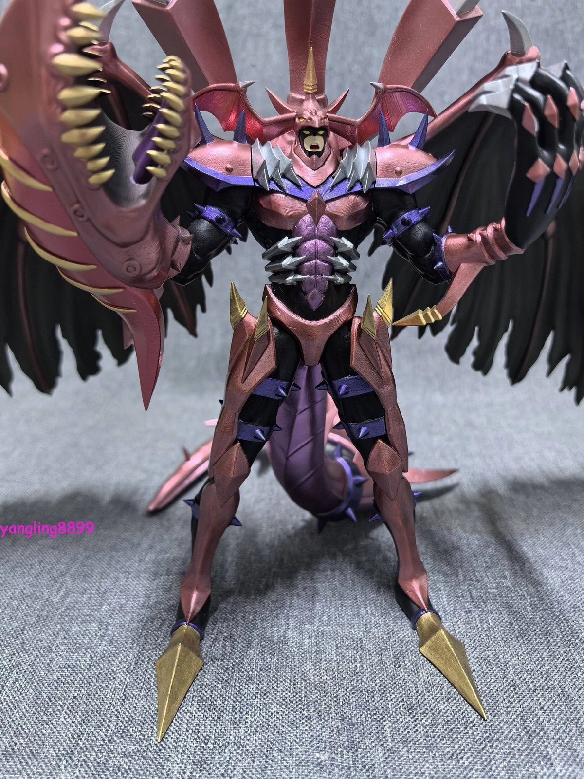 Yu-Gi-Oh! Duel Monsters GX Destiny HERO Bloo－D Resin Figure Model Collect 23cm 07FC0E-D4 - KOEEK