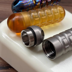 Titanium PEI Perfume Bottle Perfume Waterproof Medicine Pill Box Necklace Pendan 07FC0E-D4 - KOEEK