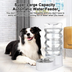 Automatic Pet Waterer,  BPA Free, Gravity-Fed Stainless Steel Waterer