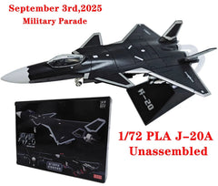 1/72 PLA J-20A Military Parade Fighter Plastic Painted Unassembled Toy Model 07FC0E-D4 - KOEEK