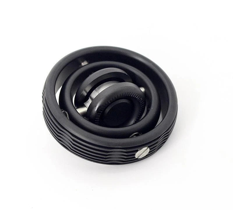 Metal Gyroscope Toy Stainless Steel Hand Fidget Stress Relief Focus EDC Toy Gyro 07FC0E-D4 - KOEEK