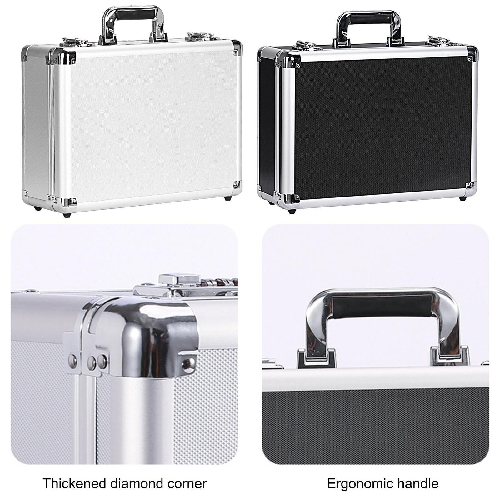 new Portable Aluminum Alloy Tool Box Safety Equipment Instrument Small Storage Case koeek - KOEEK