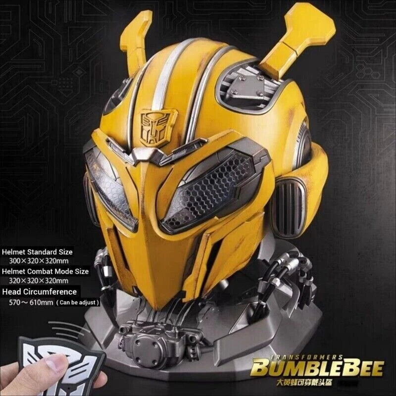 1:1 Killerbody English Voice Control Bumblebee Helmet- Christmas Gifts 07FC0E-D4 - KOEEK