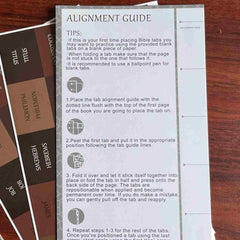 new Thinkor Reposition Laminated Bible Tabs, Large Print Stickers, Earthy Brown THINKOR - KOEEK