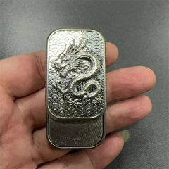 EDC Fidget Slider 3D Stereo Dragon Alloy Mechanical Push Fidget Toys Idea Gifts 07FC0E-D4 - KOEEK