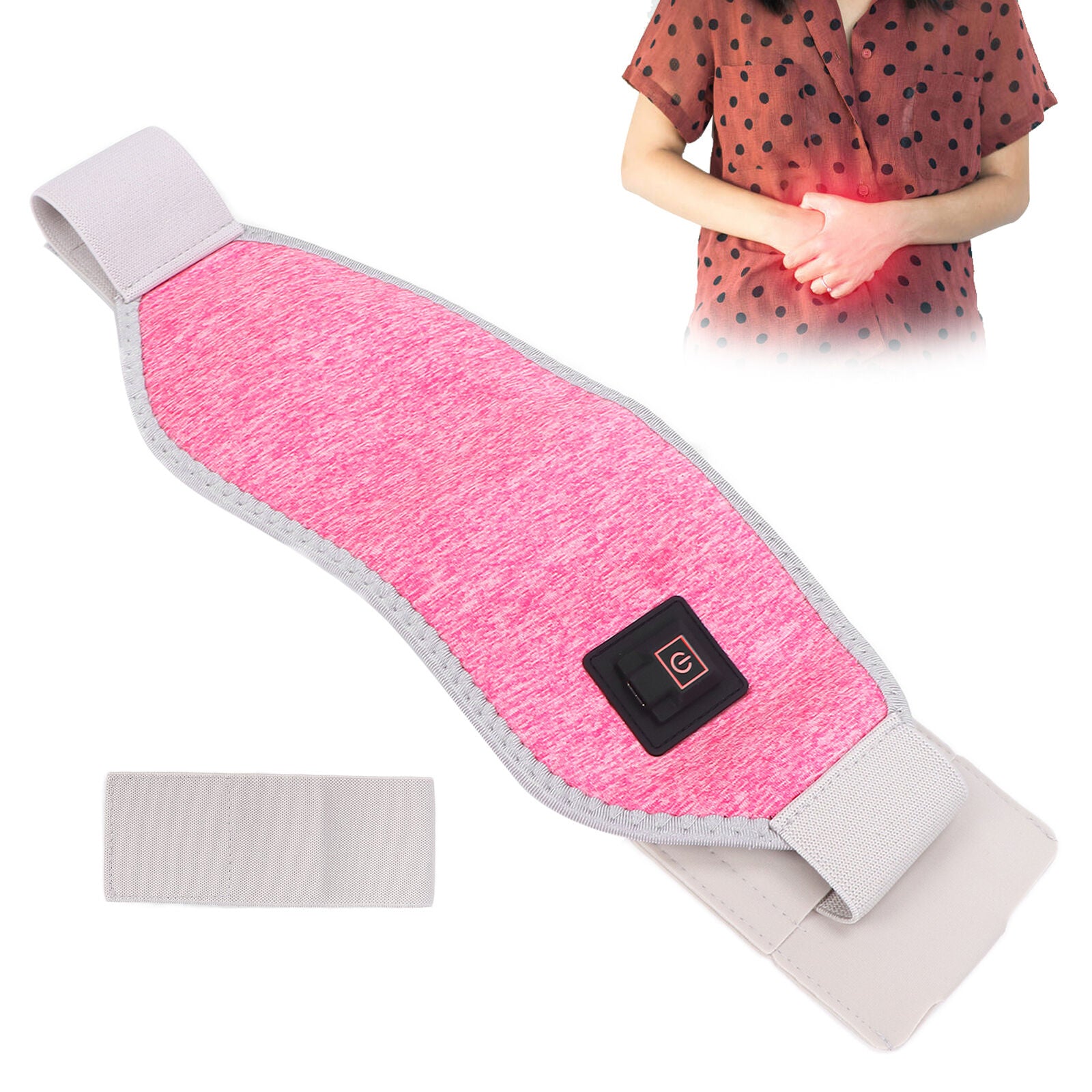 new Electric Heating Abdominal Menstrual Pad Belt For Period Pain Relief Cramp HGF koeek - KOEEK