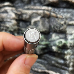 TC4 Titanium Pocket Double Locked Ball Pen Lightweight Hollowed Design EDC Pen 07FC0E-D4 - KOEEK