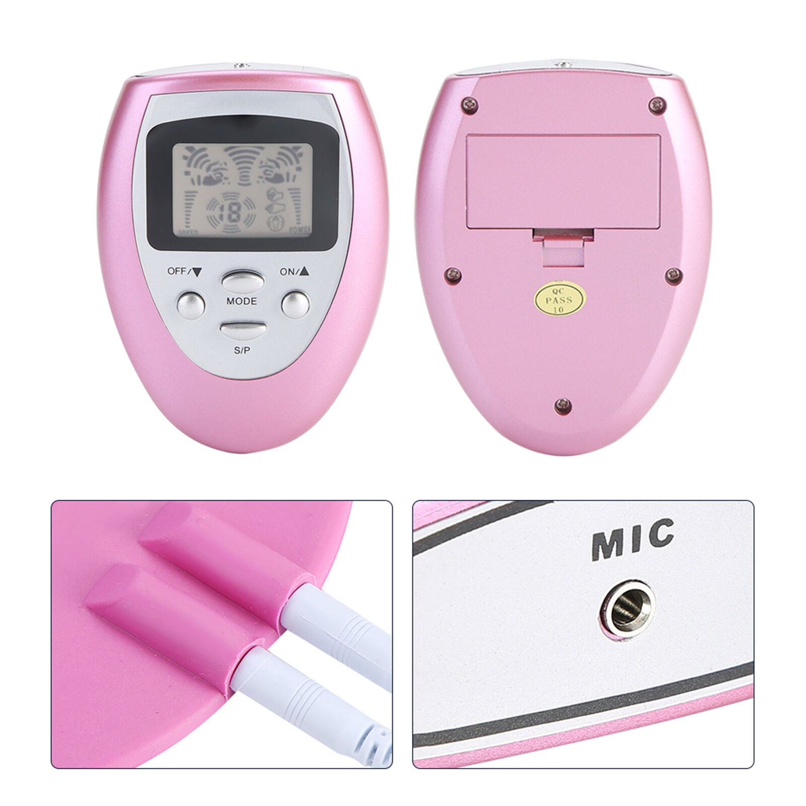 new Electronic Breast Enhancer Vibrating Massager Chest Breast Care Machine HGF koeek - KOEEK