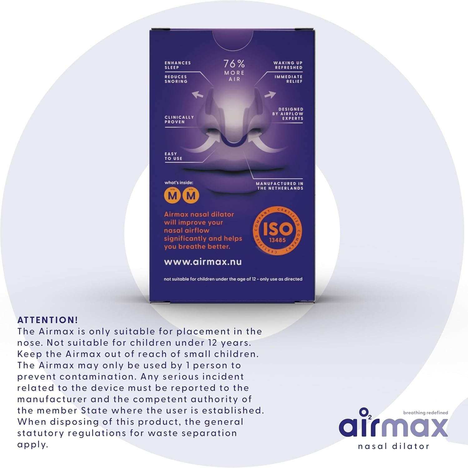new AIRMAX Nasal dilators for Sleeping - 76% More Airflow - Anti snoring Devices... 07FC0E-D4 - KOEEK