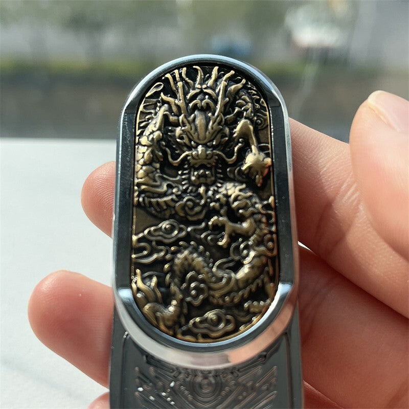 Exquisite Chinese Dragon Fidget Slider EDC Cool 3D Dragon Carving Fidget Toy 07FC0E-D4 - KOEEK