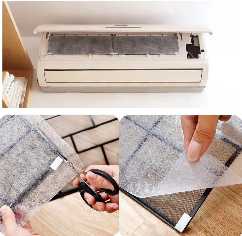 new 10 Pack Mini Split Air Conditioner Vent Filters Cover Anti-Dust White 07FC0E-D4 - KOEEK