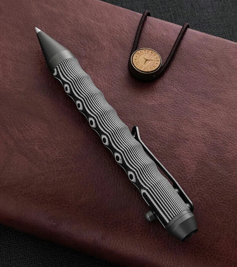G10 Aluminum Alloy Ballpoint Pen with Stylus Tip Touch Screen EDC Writing Pen 07FC0E-D4 - KOEEK