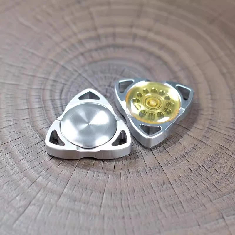 Haptic Toy Finger Fidget Spinner Pocket EDC Stainless Steel for Adults PEI Cap 07FC0E-D4 - KOEEK