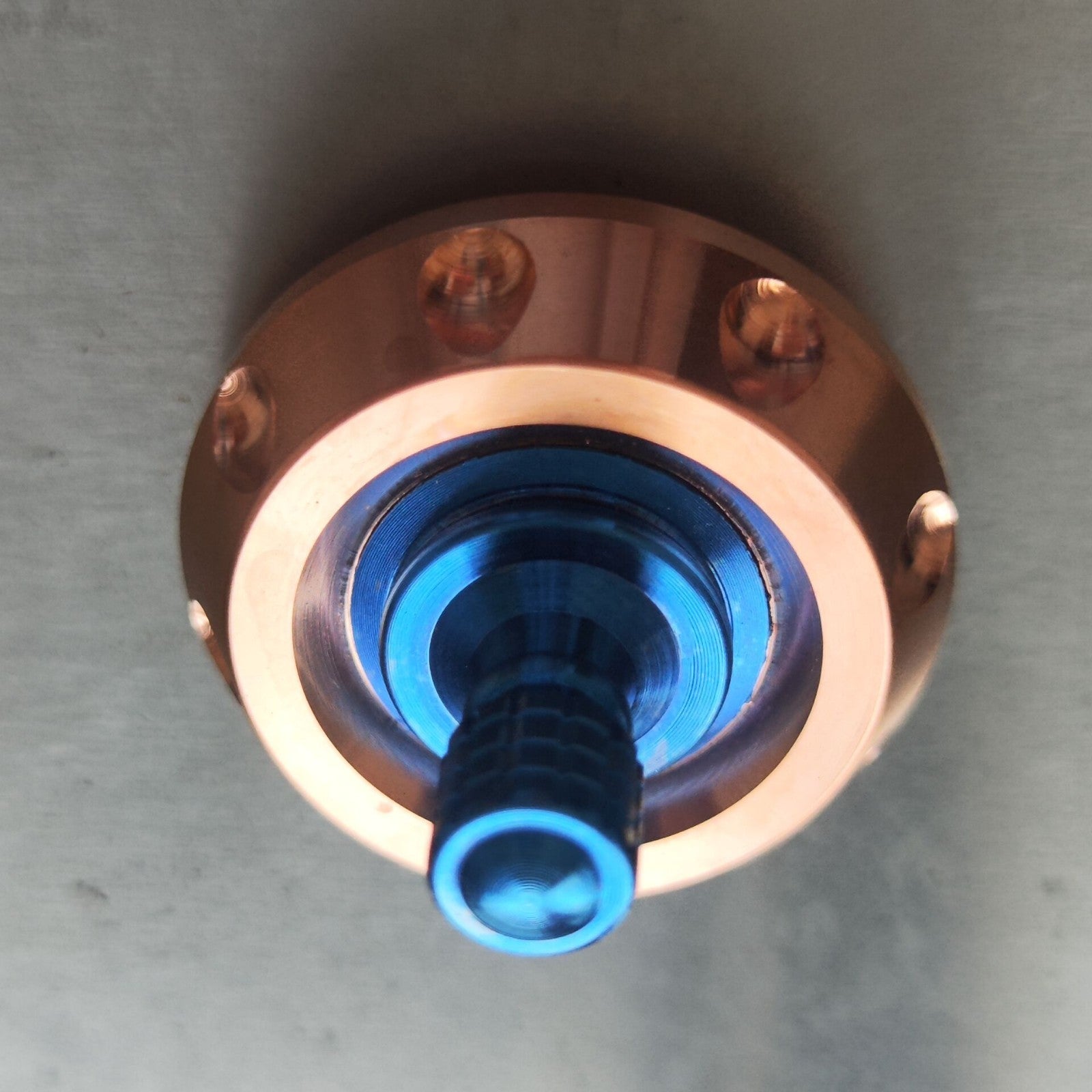 Titanium Copper Spinning Top Finger spinner Ceramic Bead Fidget EDC Toy 07FC0E-D4 - KOEEK