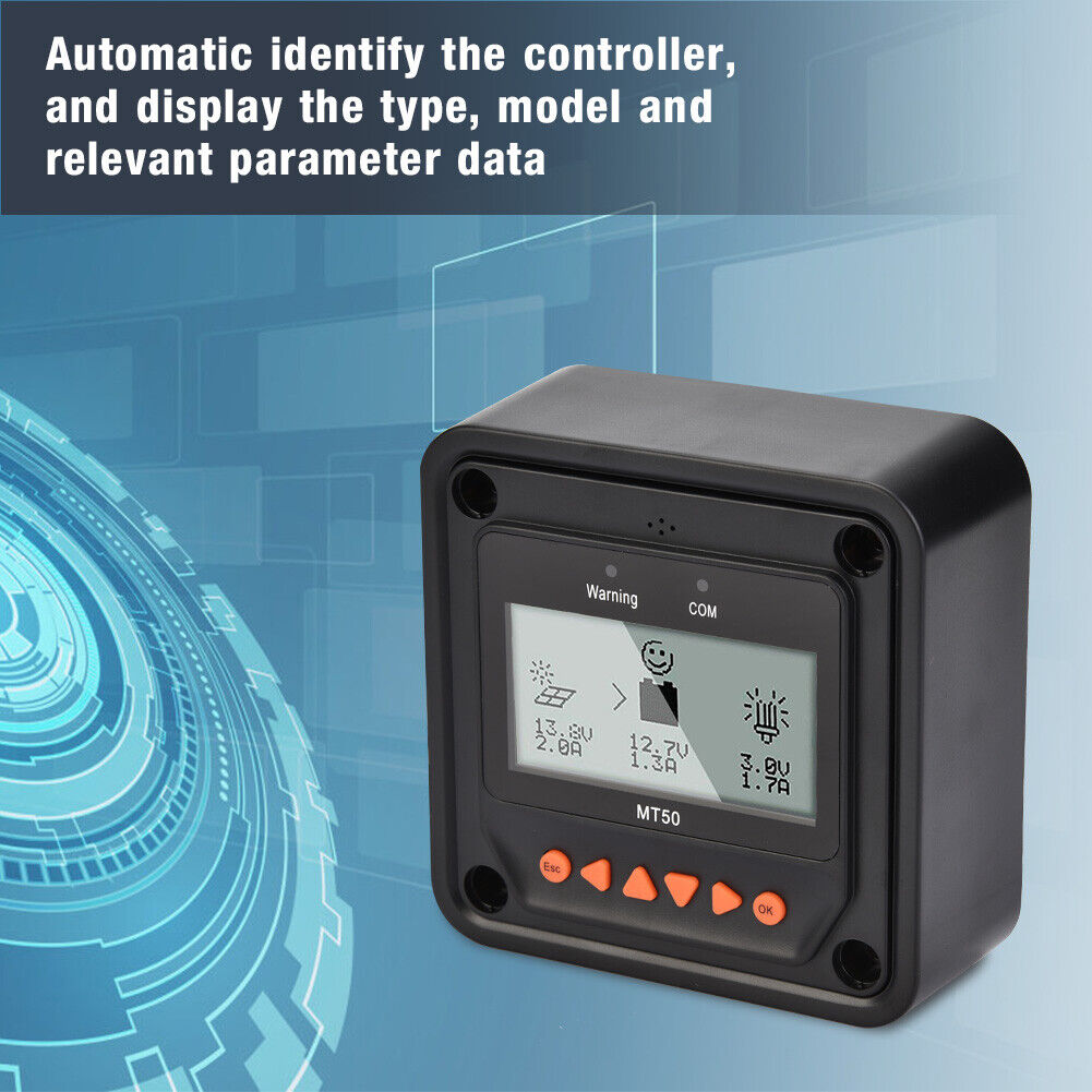 new MT-50 Solar Controller LCD Display Remote Meter Fit For TRACER A BN Viewstar koeek - KOEEK