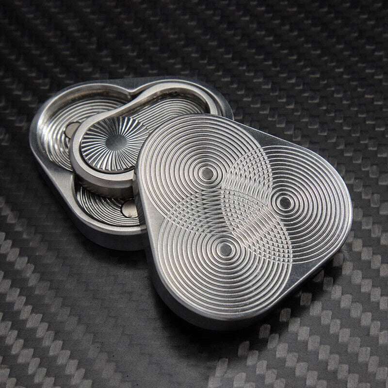 EDC Click Clicker Revolve Slider Push Card Hand Fidget decompression Pocket gift 07FC0E-D4 - KOEEK