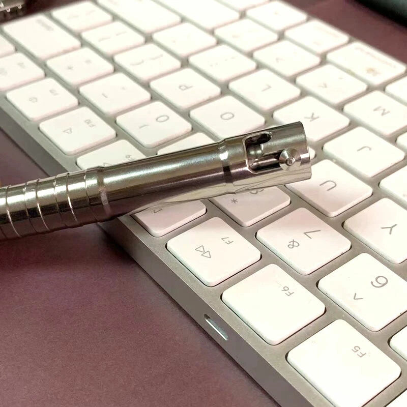 EDC Solid TC4 Titanium Alloy Pocket Ball Pen Office Signature Pen Portable Pen EDC - KOEEK