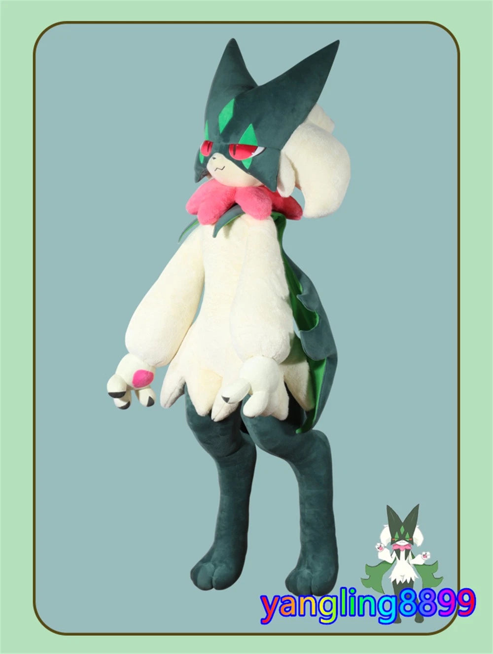 Refined 170cm Stuffed Toy Meowscarada Plushie Doll Anime Collect Decor Handmade HANDMADE - KOEEK