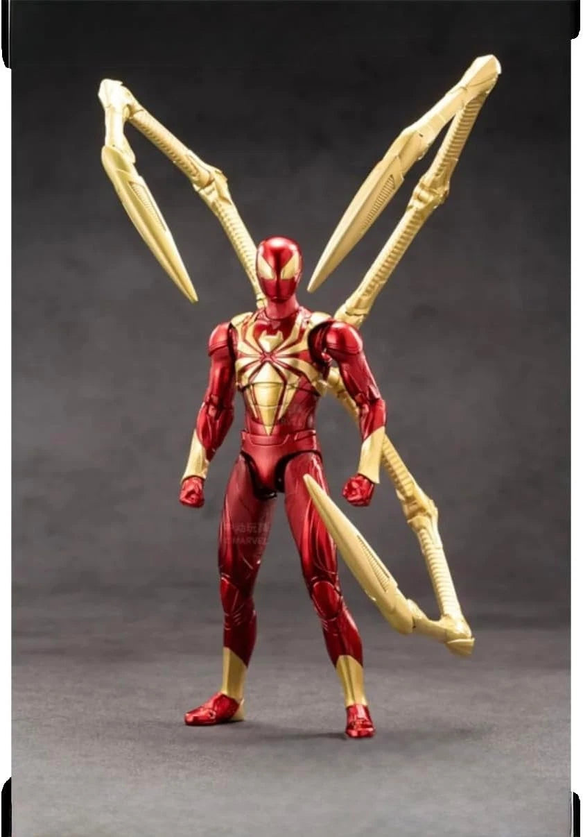 ZD Toys Marvel Spider-Man 7 Inch Iron Spider Armor 1/10 Scale Action Figure 07FC0E-D4 - KOEEK