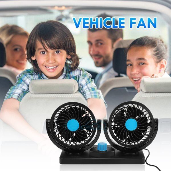 ny 360° Ventiladores Abanicos Para Camiones Carros Portatil Oppladbar USB