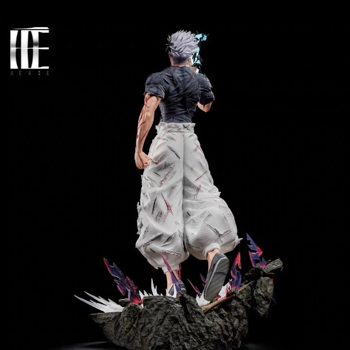 Jujutsu Kaisen Satoru Gojo Figure Battle Damage Ver Resin Model Toy 35cm PreSell 07FC0E-D4 - KOEEK