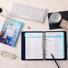 new 2025 Planner Refills - Inserts with 7-Hole Punched, 5-1/2" multicolor 07FC0E-D4 - KOEEK