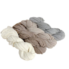 Unisex soft Crochet Scarf Solid Color Autumn Neckerchief Shawl Wrap Bandana 07FC0E-D4 - KOEEK