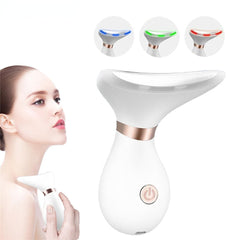 new Neck Anti Wrinkle Face Lift Beauty LED Photon Therapy Skin Care Tighten Massager koeek - KOEEK