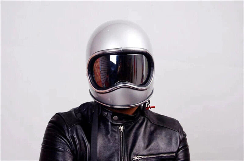 Full Face Rider Motorcycle Helmet Retro Style Small Helmet with Shield SORK SORK - KOEEK
