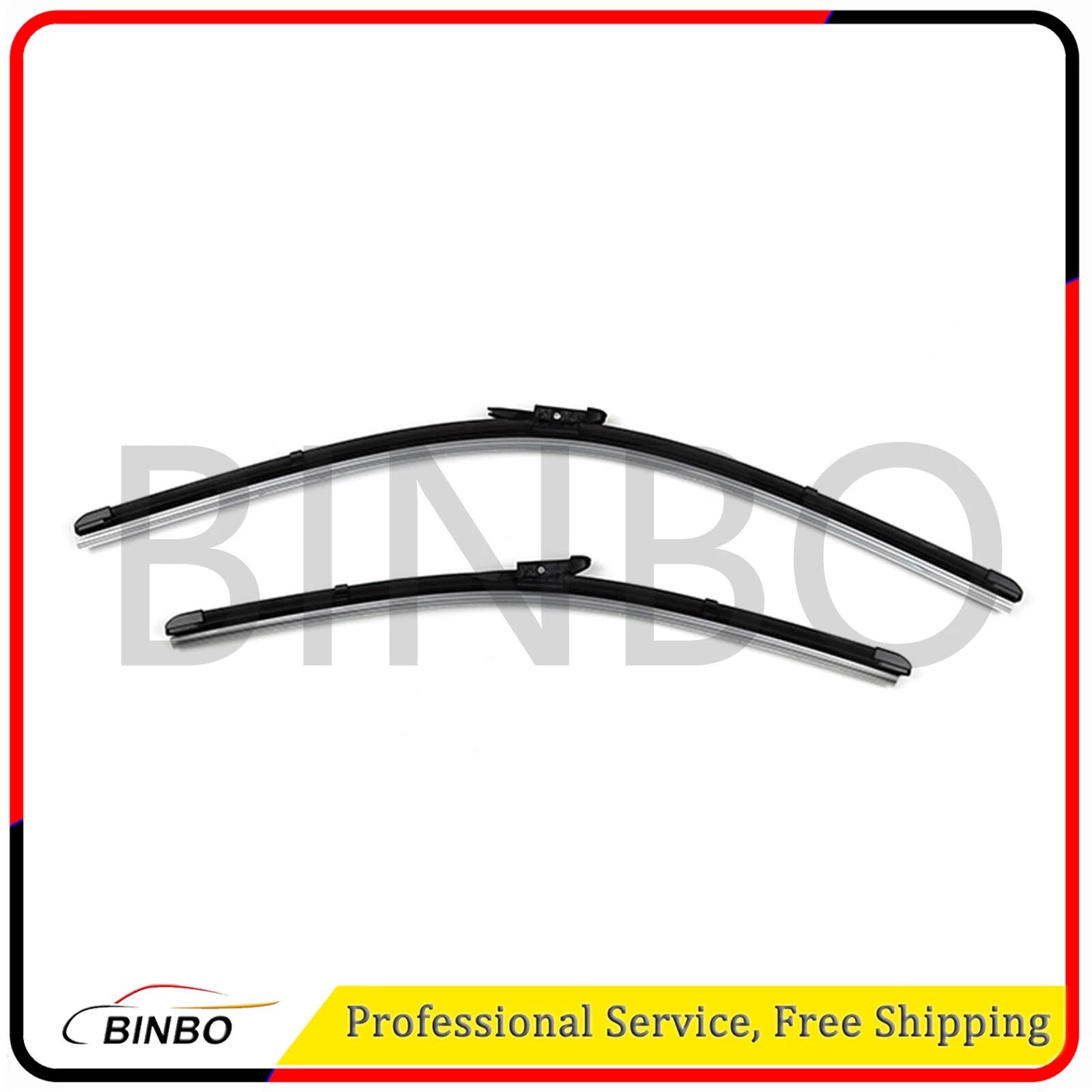 For Audi BMW Mercedes Pair Set Front Left & Right Windshield Wiper Blades 07FC0E-D4 - KOEEK