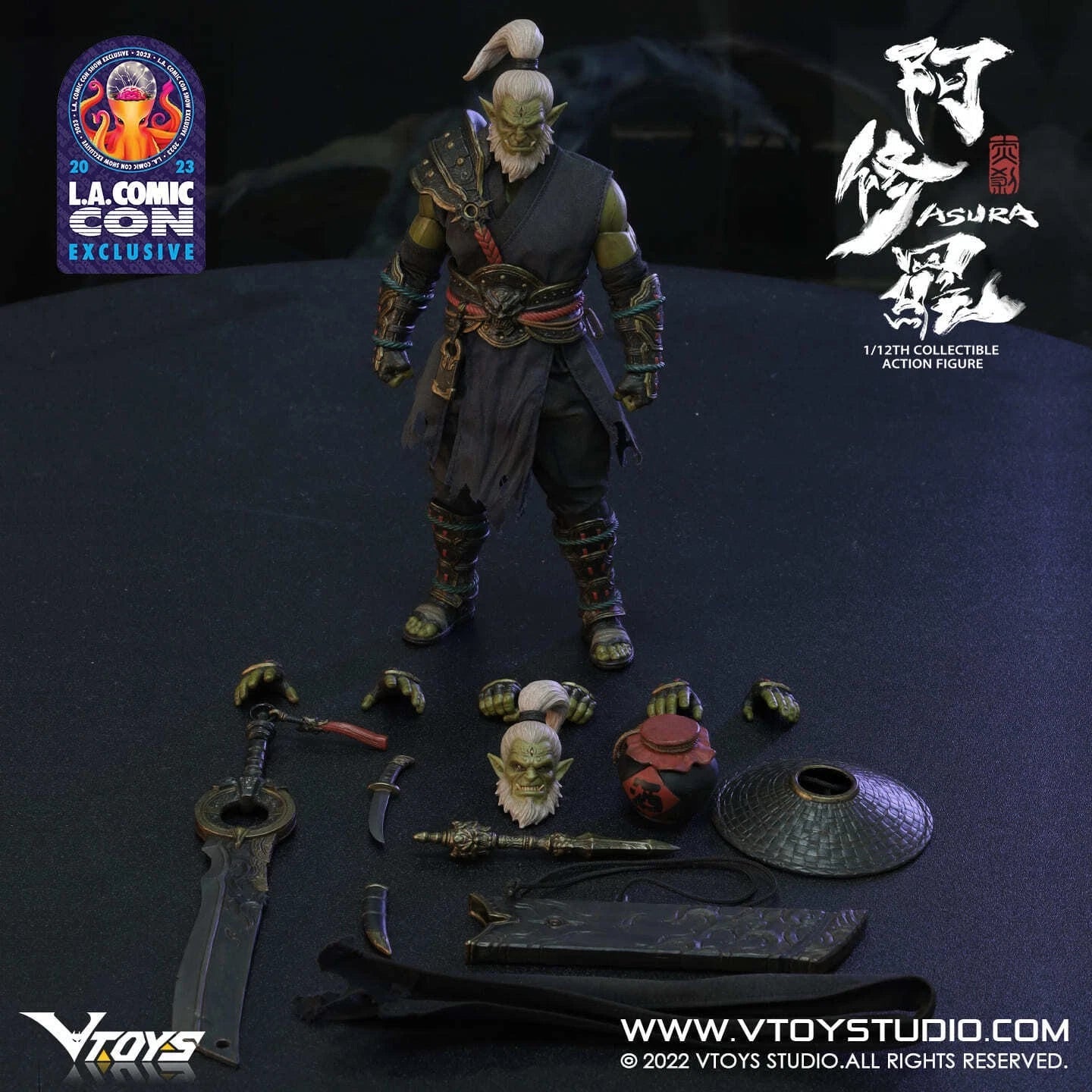 VTOYS 1/12 ASURA LACC23 Green Deluxe Ver Action Figure 6in Model Toy Gift VTOYS - KOEEK