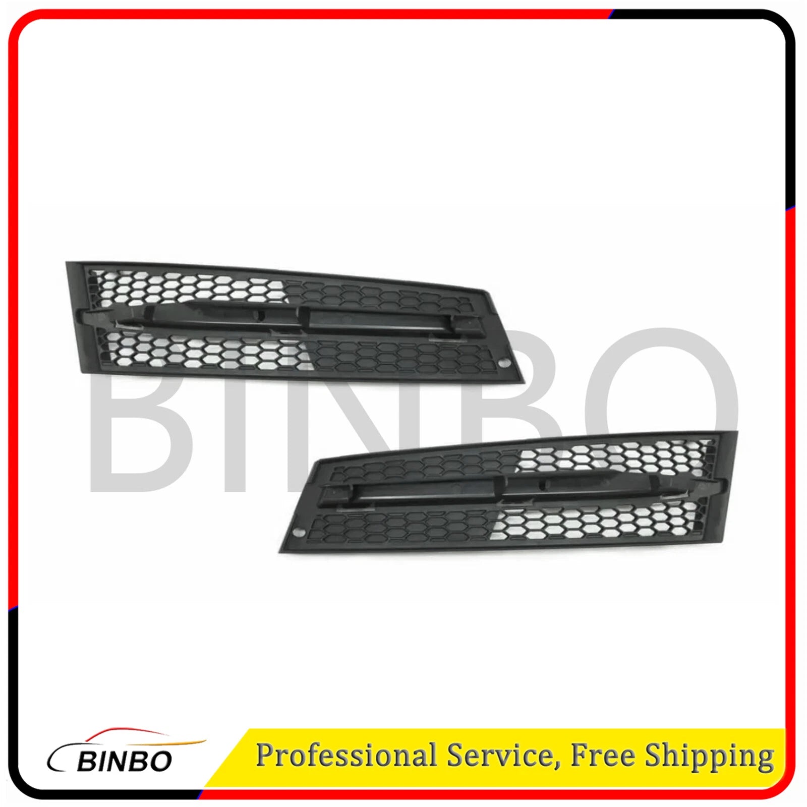 For BMW E92 E93 LCI  Front Bumper Lower Grilles + Mouldings Center Set 07FC0E-D4 - KOEEK