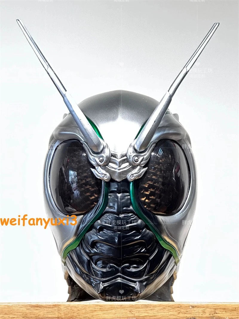 Masked Rider Shadow Moon Cosplay 1/1 Helmet FRP Wearable LED Eyes Mask Prop Gift 07FC0E-D4 - KOEEK