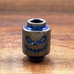 Titanium Alloy Funny Smile Face Knife Bead Necklace Pendant Lanyard DIY EDC 07FC0E-D4 - KOEEK