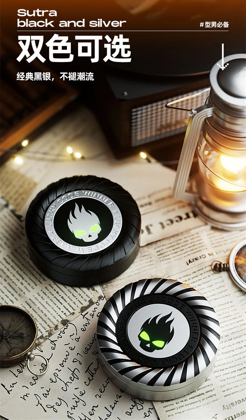 Metal Luminous Fidget Spinner 3 in 1 Adults EDC Antistress Hand Spinner Toys 07FC0E-D4 - KOEEK