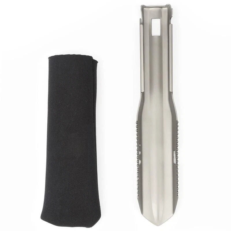 Pure Titanium Hand Trowel Small Ultralight Shovel Outdoor Multi Tool for Digging 07FC0E-D4 - KOEEK