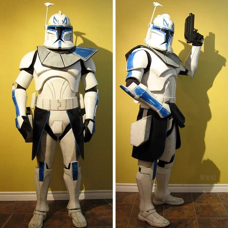 Star Wars Captain Rex Cosplay Wearable Armor Self Assembling Coloring EVA Prop 07FC0E-D4 - KOEEK