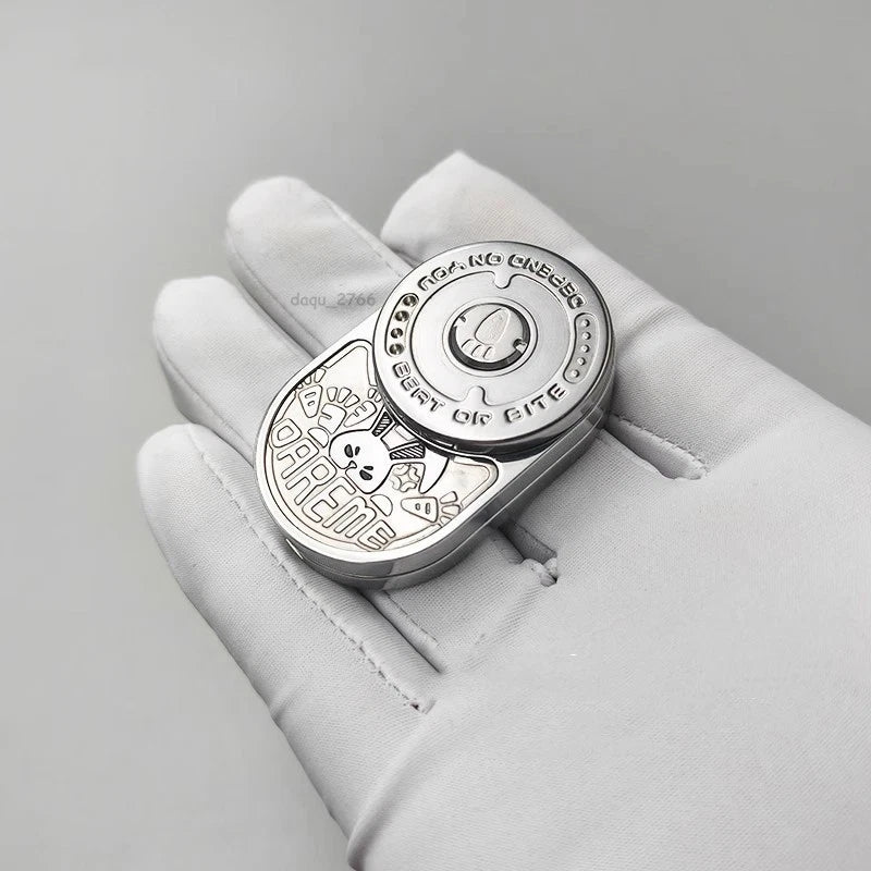 Mew Angry Rabbit Fidget Slider Metal Mechanical Ratchet Fidget EDC Toys 07FC0E-D4 - KOEEK