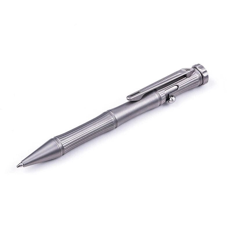 Solid Titanium Alloy Ballpoint Gyroscope Toy EDC Pocket Pen Fidget Spinner Pen 07FC0E-D4 - KOEEK