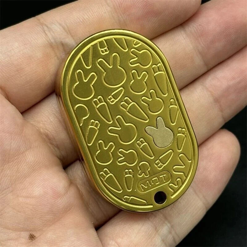 Novel Metal Fidget Slider Cartoon Rabbit Pattern Fidget EDC Toys Stress Relief 07FC0E-D4 - KOEEK