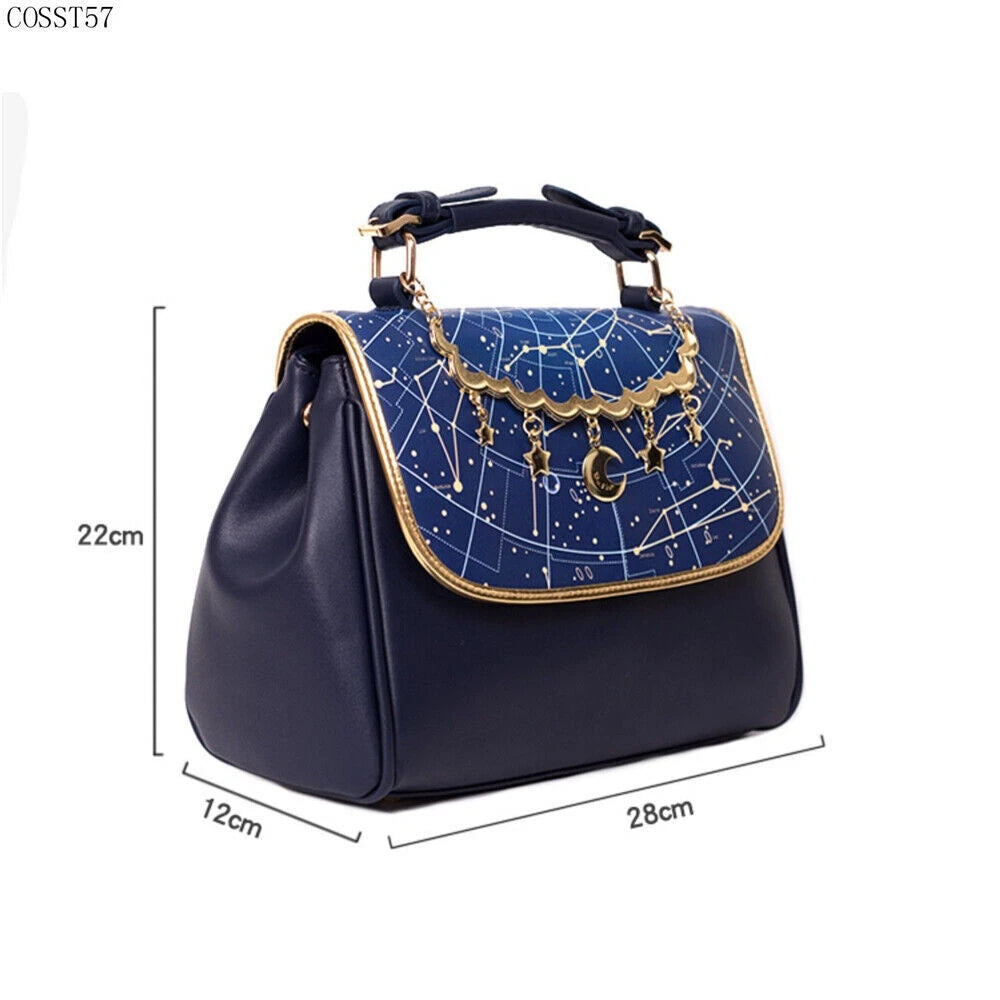 Women Bag Constellation Crossbody Fashion Bags Handbag Lolita JK Girl Zipper Bag 07FC0E-D4 - KOEEK