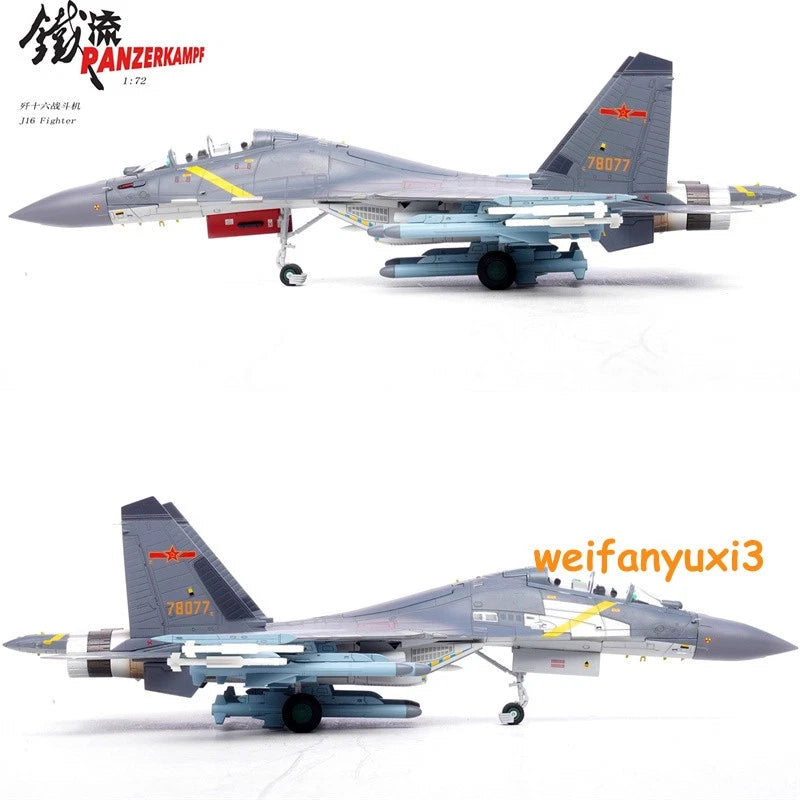PANZERKAMPF 1/72 Chinese J-16 fighter jet NO.78077 14652PB Finished Model Gift PANZERKAMPF - KOEEK