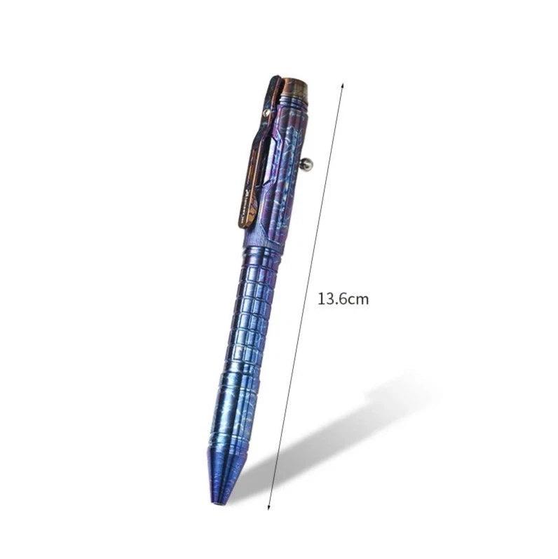 Titanium Ballpoint Pen EDC Signature Writing Pocket Pen High Business Office Pen 07FC0E-D4 - KOEEK