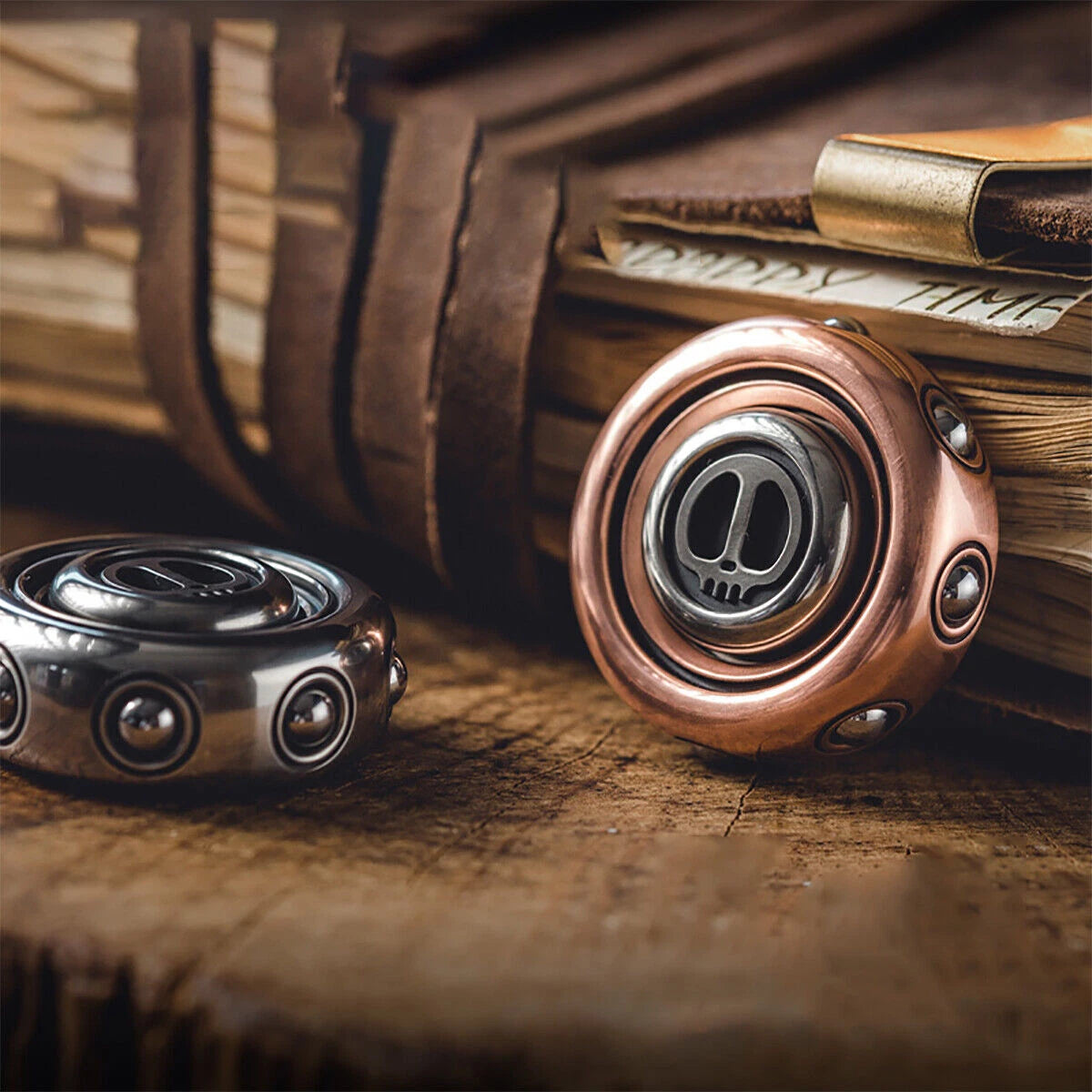 LAUTIE SAM Ring Metal Gyro EDC Fidget Spinner Devil's Son Finger Rotation Toys 07FC0E-D4 - KOEEK