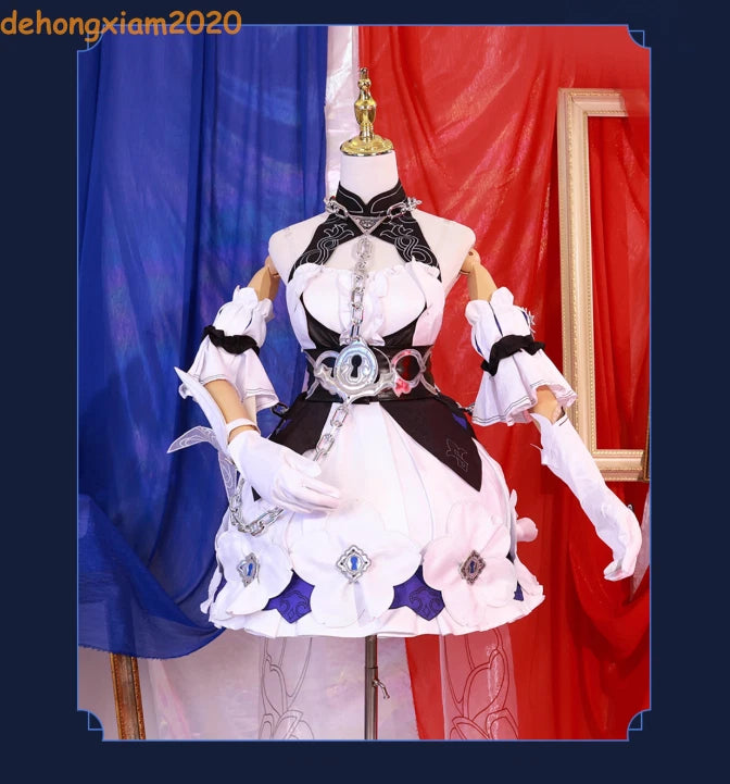 Honkai Impact 3 Seele Vollerei Dress Skirt Outfit Women Cosplay Costume Clothing 07FC0E-D4 - KOEEK