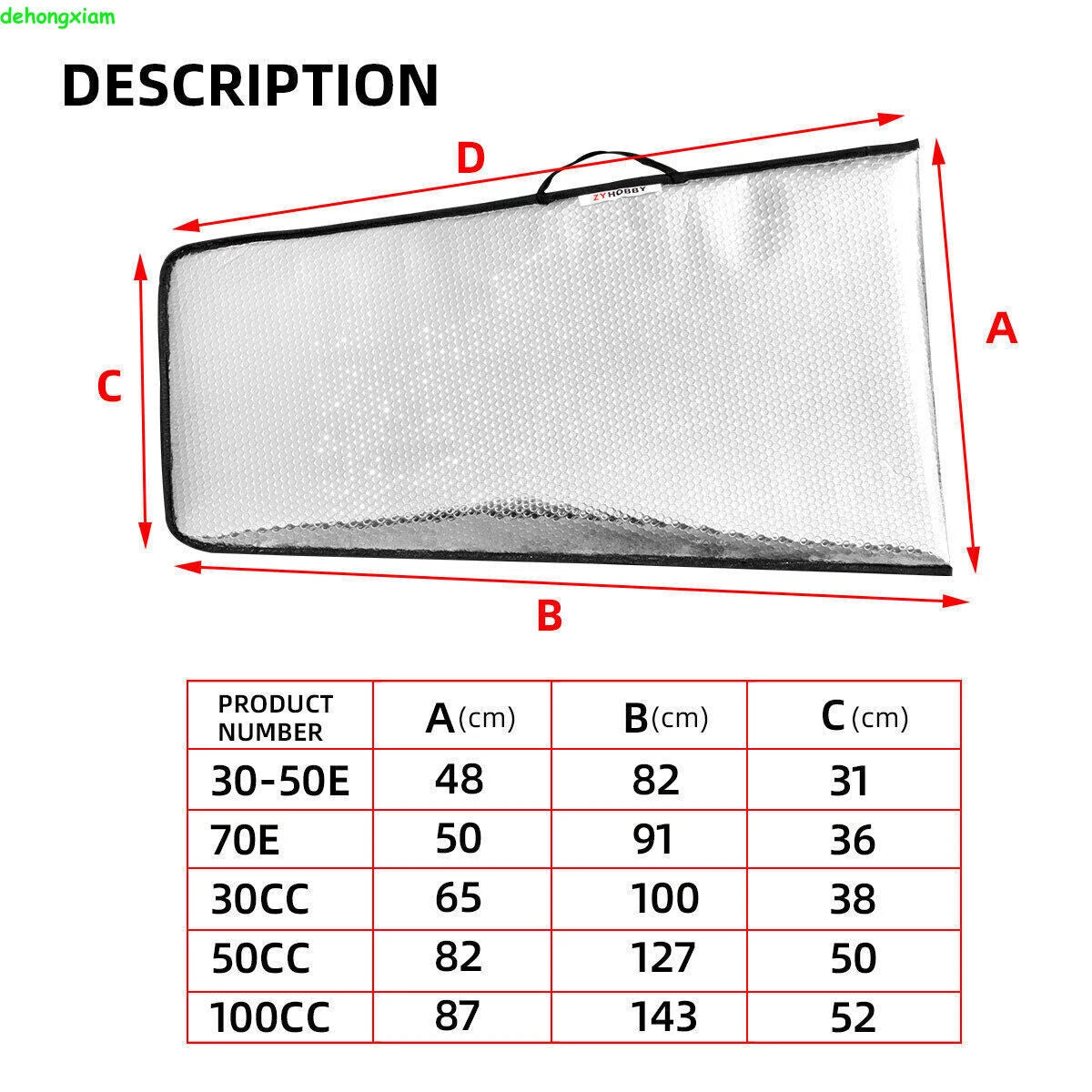 Layer Bubble Wing Bag Protective For 30E 70E 50CC 30CC 100CC RC Model Airplane 07FC0E-D4 - KOEEK