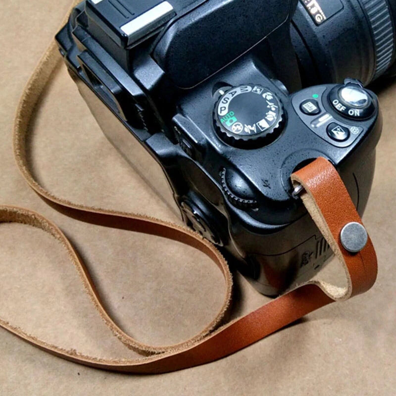 Leather Handmade Binocular DC Camera Shoulder Neck Case Strap Sling USA 07FC0E-D4 - KOEEK