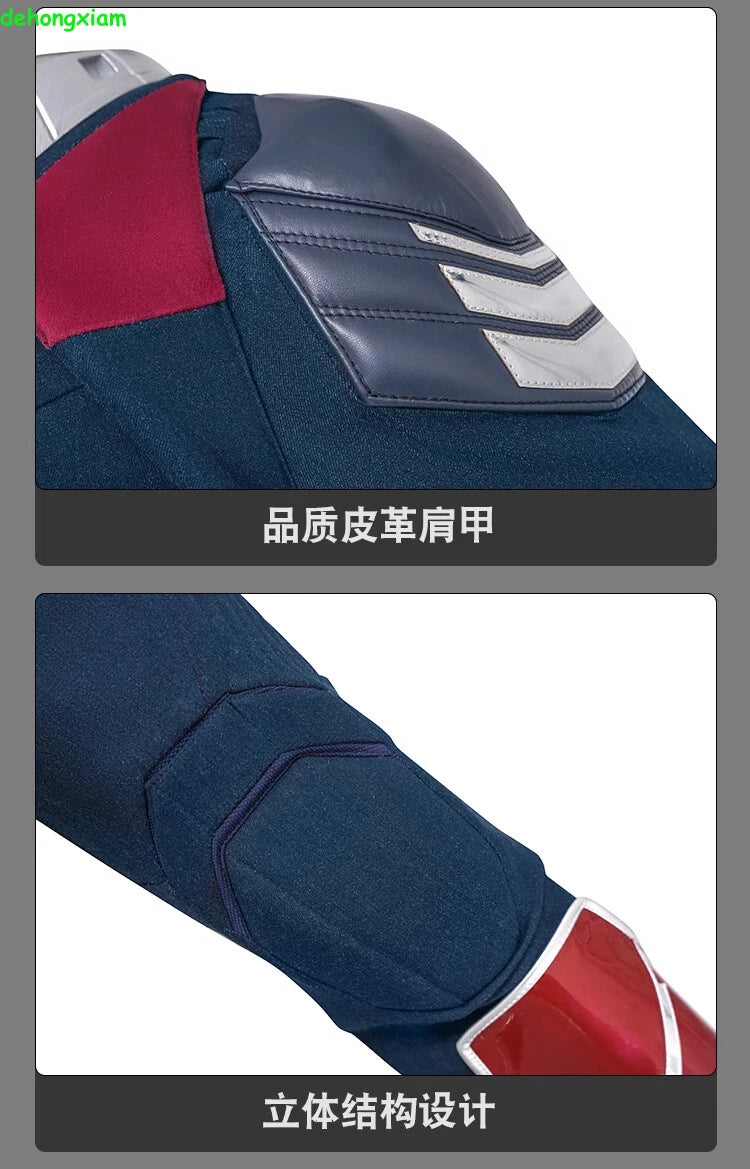 Captain America 4 Falcon Sam Wilson Men Cosplay Costume Top Pants Outfits Props 07FC0E-D4 - KOEEK