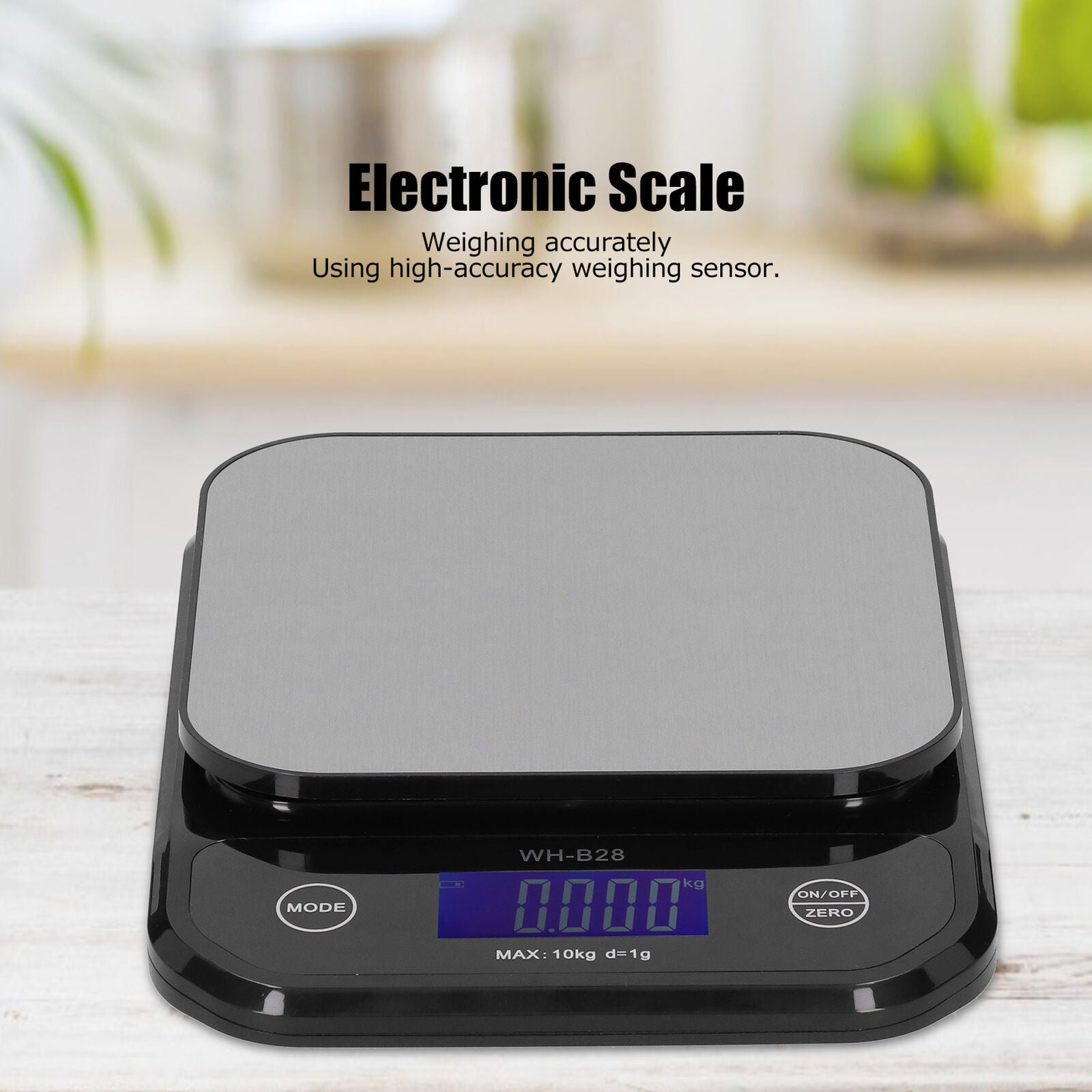 new 10Kg/1g Electronic Scale Multipurpose LCD Digital Stainless Steel Weighing Scale koeek - KOEEK