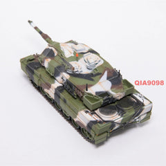 1:72 Scale German Leopard 2A5 Main Battle Tank Snow Camo Metal Plastic Model 07FC0E-D4 - KOEEK